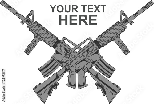 illustration of a gun
