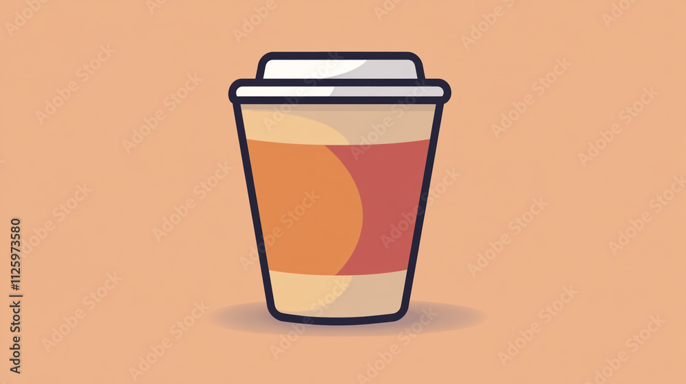 Warm coffee cup on a soft pastel background for cozy mornings and relaxing moments Warm coffee cup on a soft pastel background for cozy mornings and relaxing moments