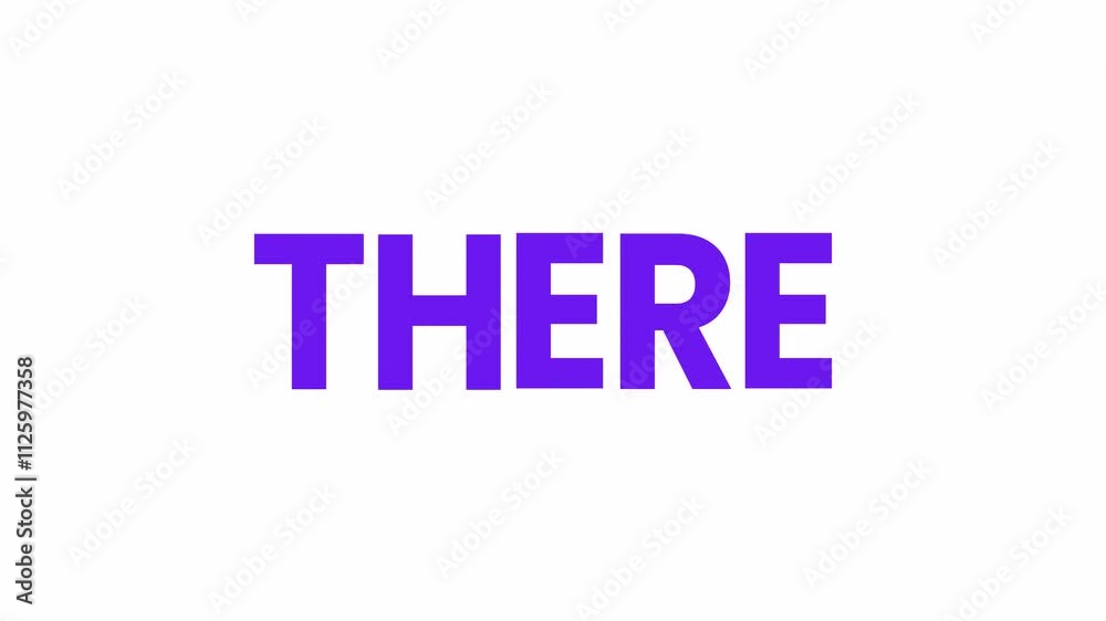 There Text Animation. Alpha matte with transparent background 4K resolution. There Text Animation. Alpha matte with transparent background 4K resolution.