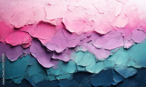 Wallpaper Mural Textured abstract background of colorful paint strokes. Torontodigital.ca