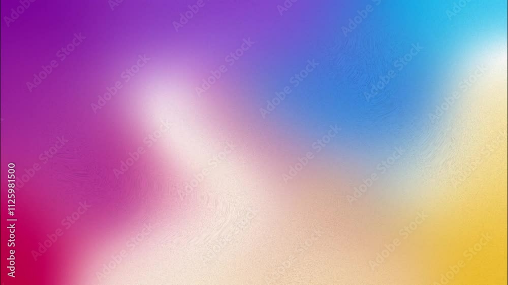 Colorful gradient twist or waves background with grainy texture