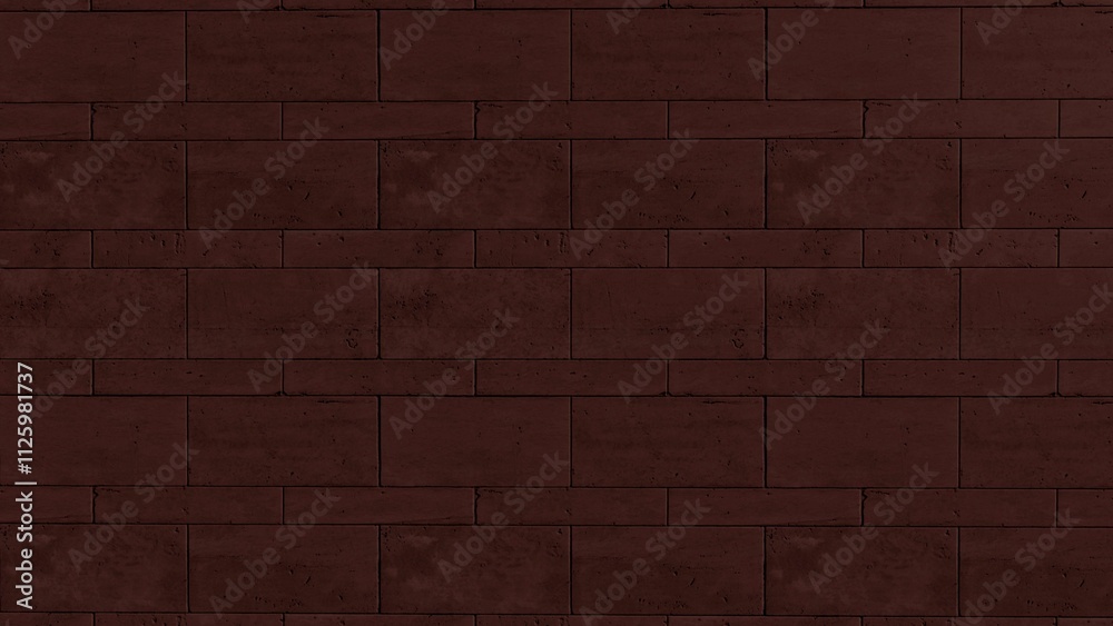 Obraz premium Brick random red wall texture