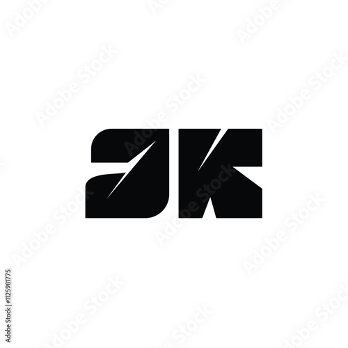 Free Download JK monogram logo design letter text name symbol monochrome logotype alphabet character simple logo - GFXLoad
