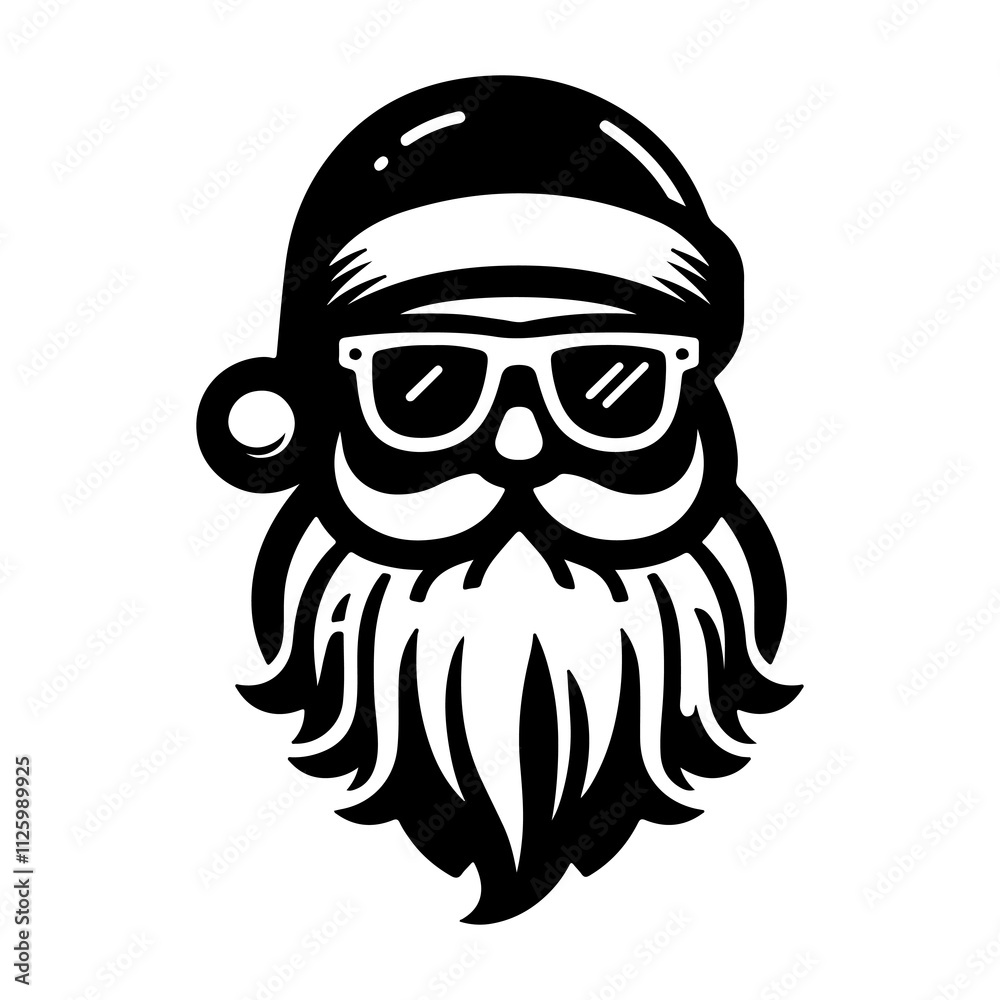 Obraz premium santa in a cap