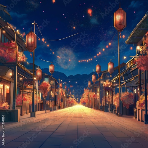 anime background of nice landscape