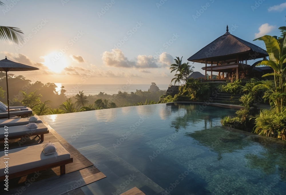 The charming view on a bright morning at a natural tourist attraction in Bali, is a tourist attraction that is visited by many people. The charming view on a bright morning at a natural tourist attraction in Bali, is a tourist attraction that is visited by many people.