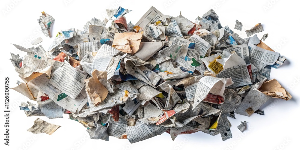 Aerial View Torn Newspaper Pieces, Drone Photography, Isolated Background, High-Resolution Image, Paper Scraps, News Clippings Aerial View Torn Newspaper Pieces, Drone Photography, Isolated Background, High-Resolution Image, Paper Scraps, News Clippings