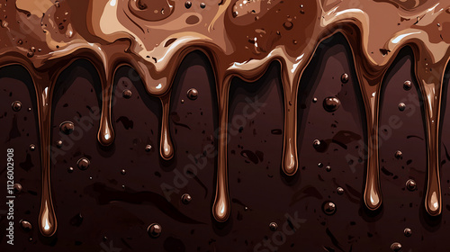 melted chocolate texture background
