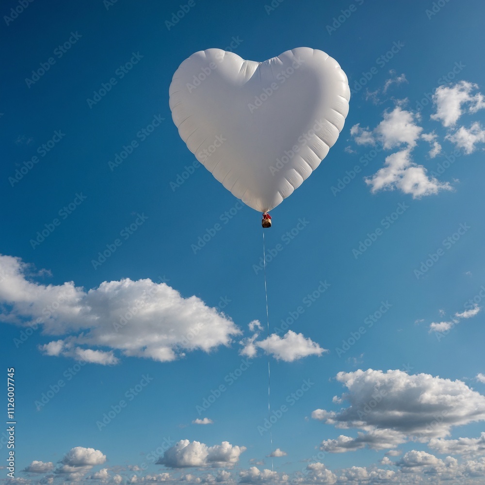 Obraz premium heart shaped balloon