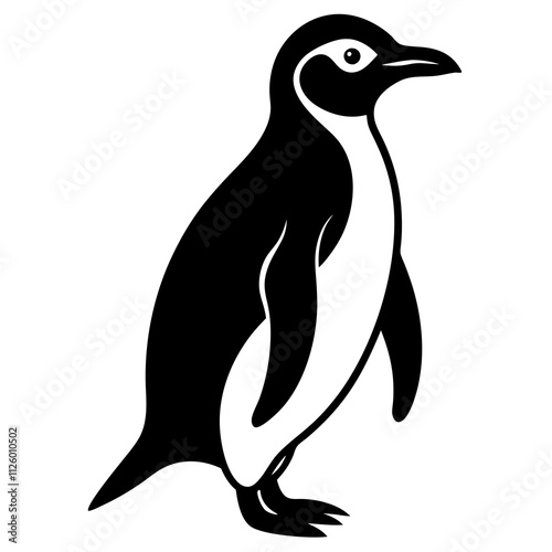 bird vector silhouette penguin