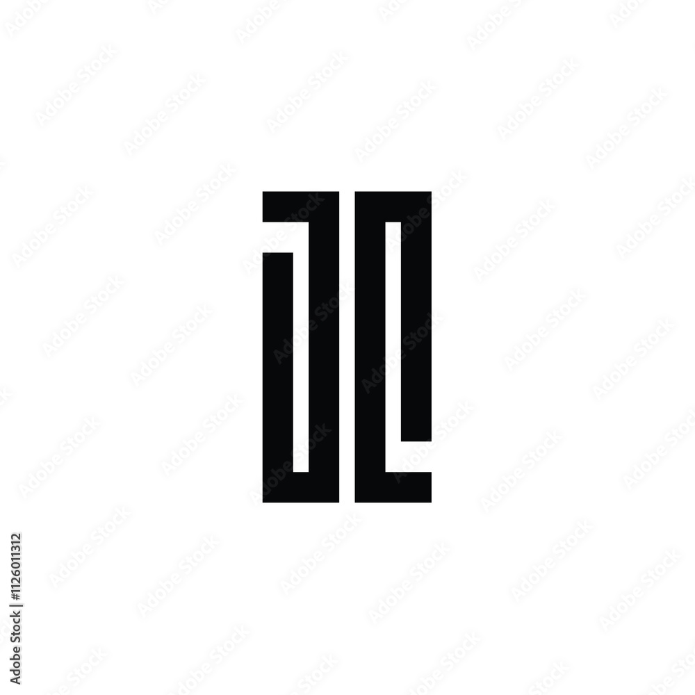 JL monogram logo design letter text name symbol monochrome logotype alphabet character simple logo JL monogram logo design letter text name symbol monochrome logotype alphabet character simple logo