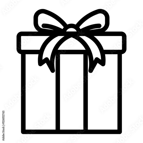 Line Gift box Celebration Icon