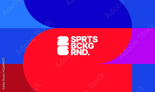 Background for sports event, competition or cup. World Championship 2026. Design with geometric shapes for poster, layout, social media. 