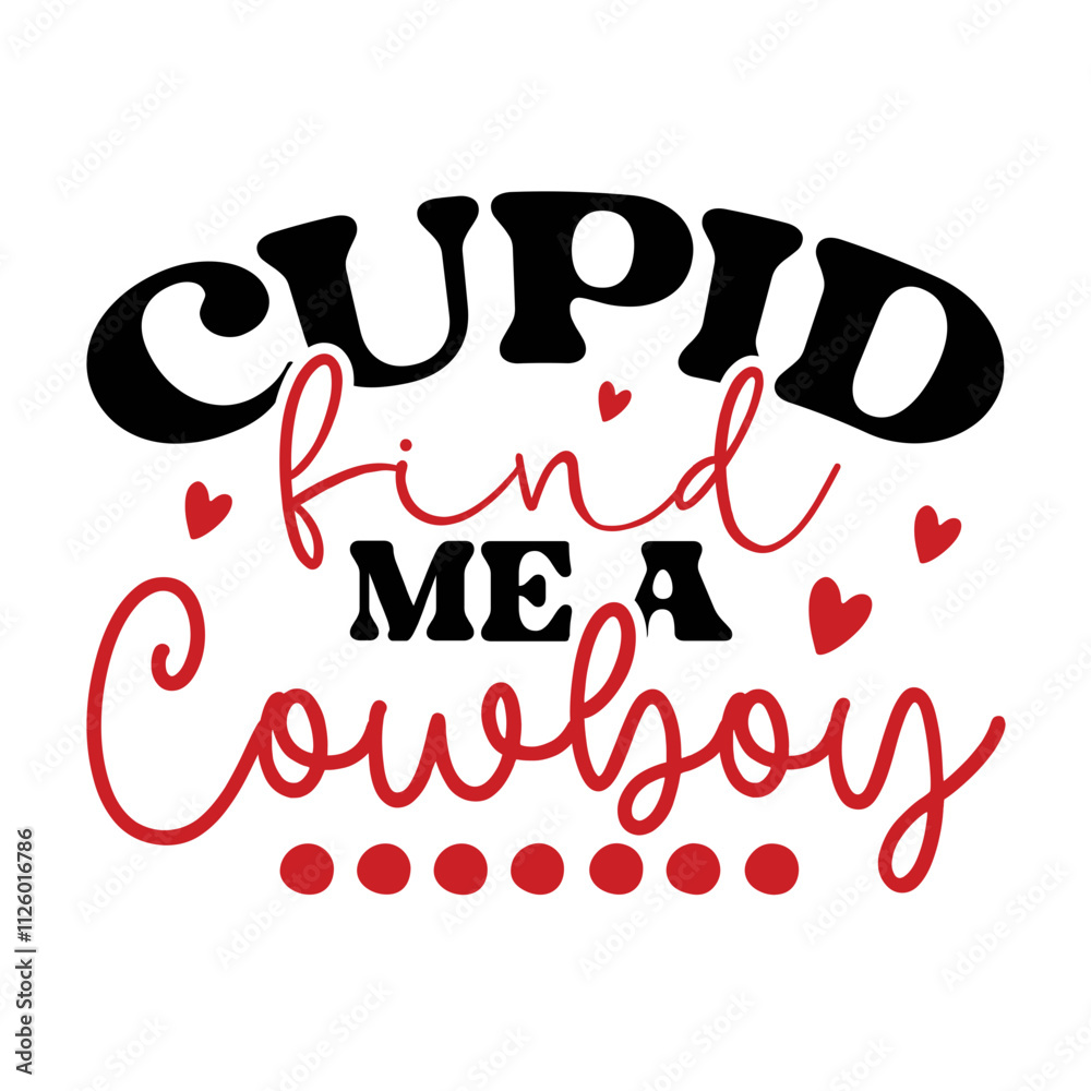 Fototapeta premium Valentine's Day Saying SVG Design