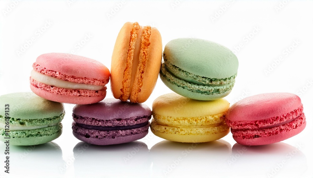 Sweet Symphony: Colored Macarons on a White Canvas
Sweet Symphony: Colored Macarons on a White Canvas