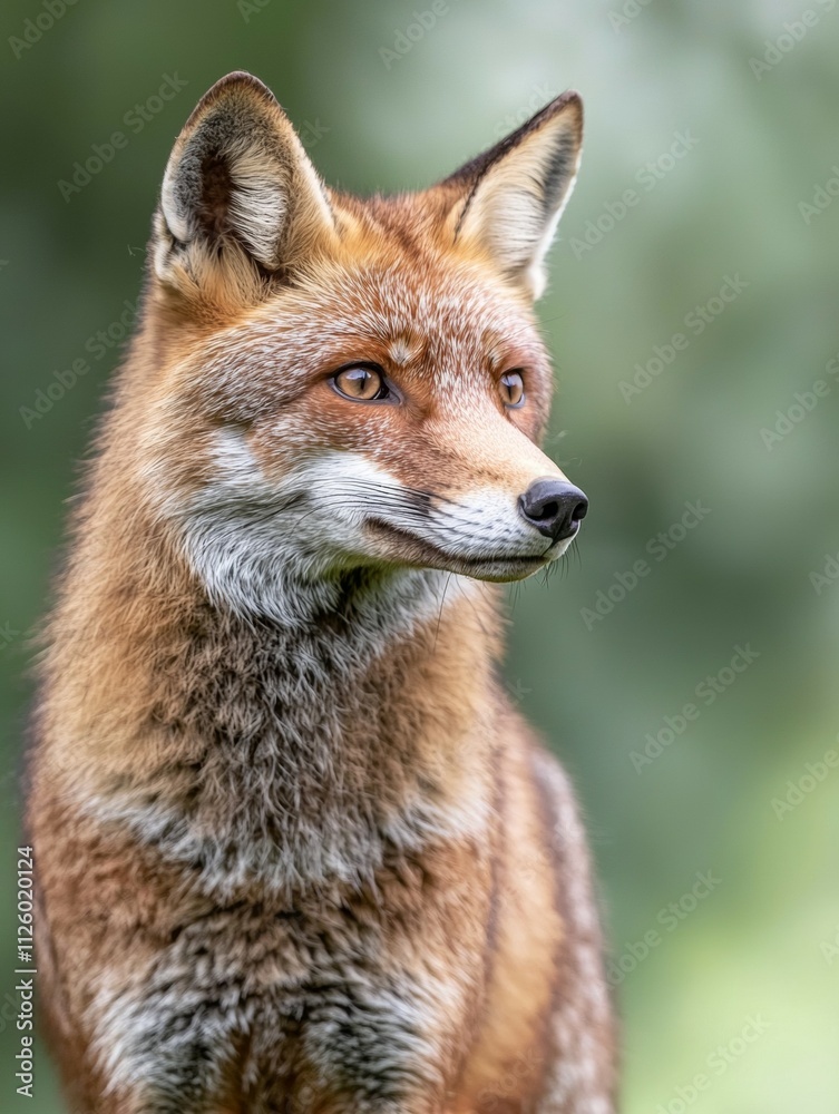 A fox is standing in a field A fox is standing in a field