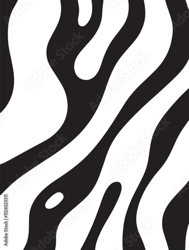 Abstract vector bubble mask - editable graphic overlay for designers