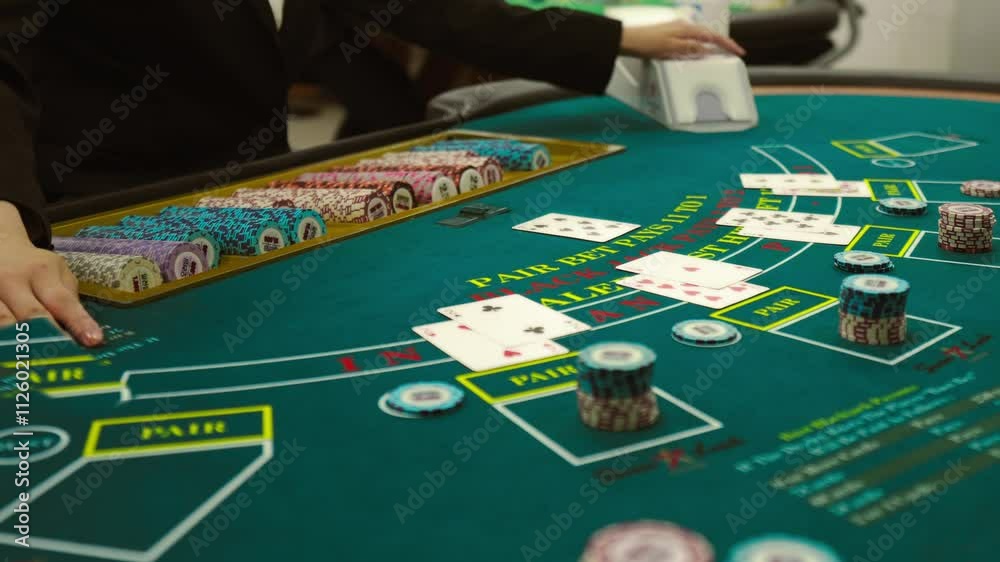 Playing Card Game in casino