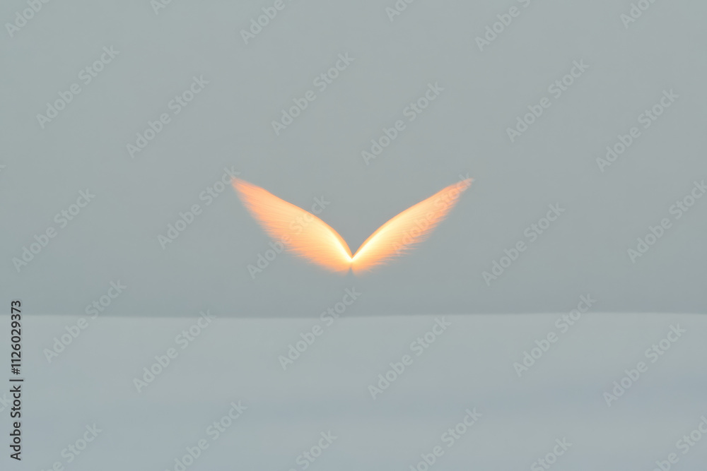 A bird with its wings spread out in the sky A bird with its wings spread out in the sky