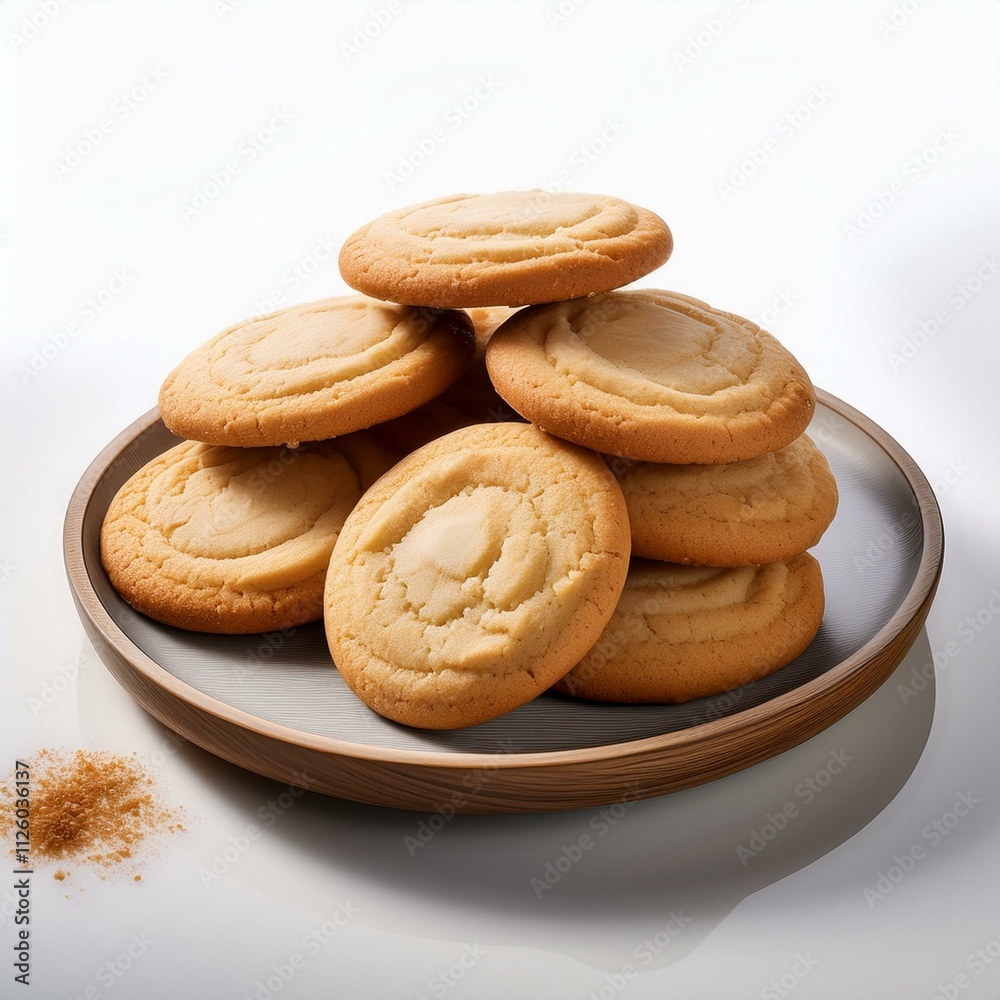 cookies on a white plate