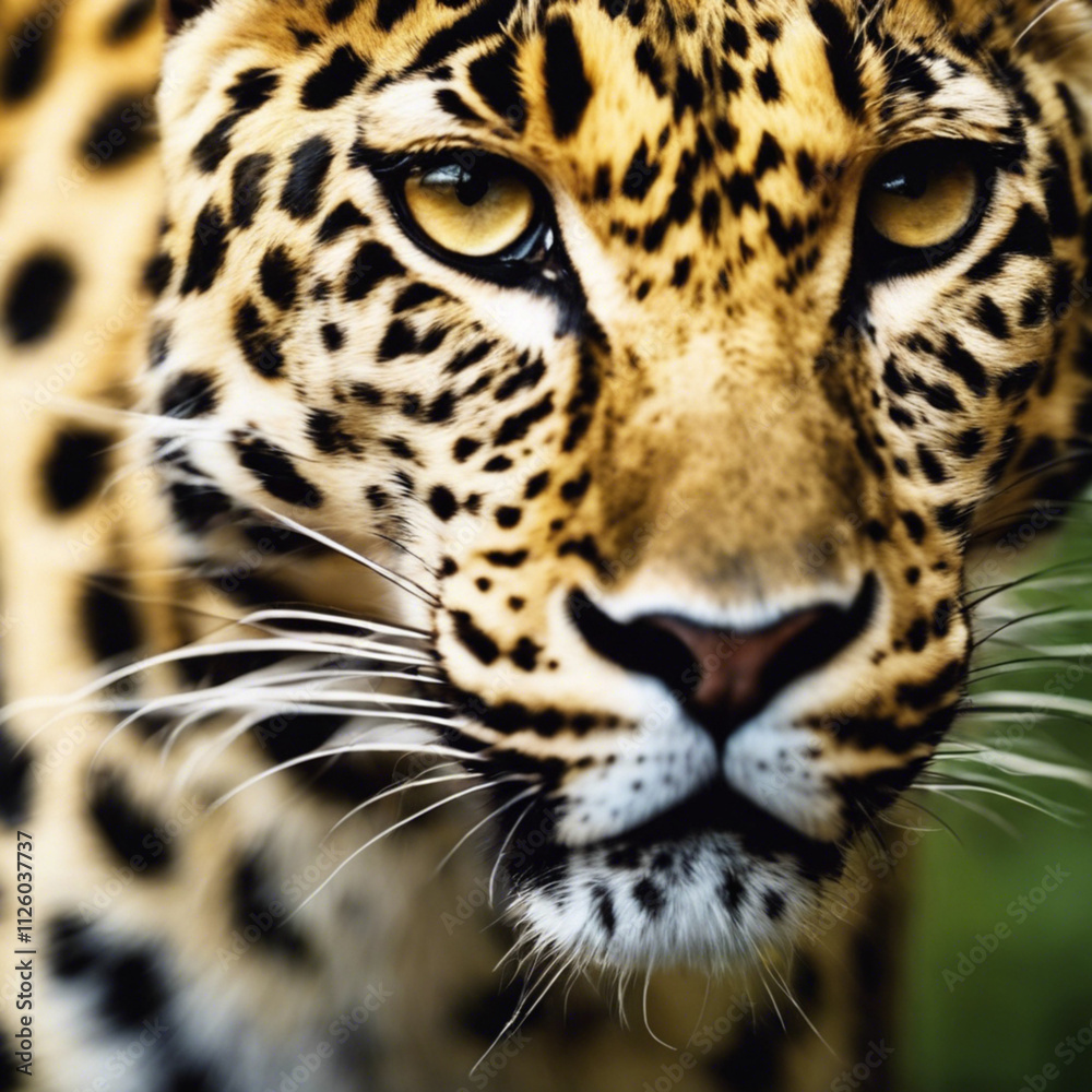 Jaguar Cat Closeup