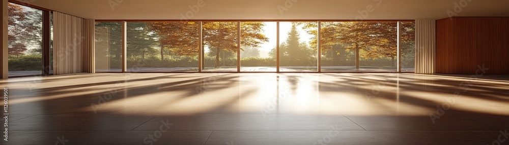 Fototapeta premium Tranquil Nature Retreat: Serene Mountain Lake View