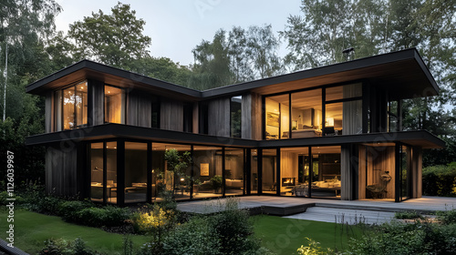 Modern house design.