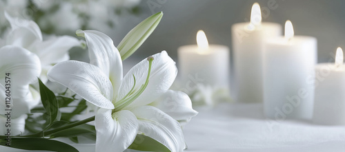 ユリとキャンドル