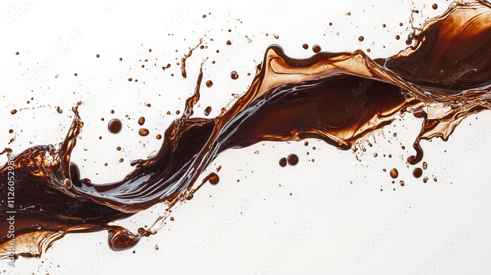 chocolate splash isolated on white chocolate splash isolated on white