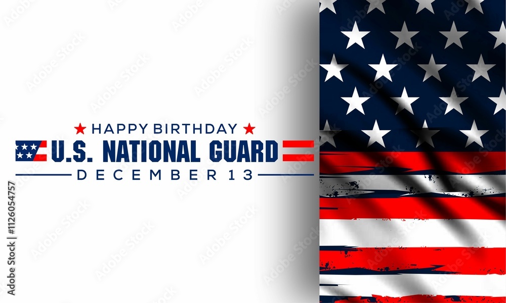 national guard birthday vektor background banner national guard birthday vektor background banner