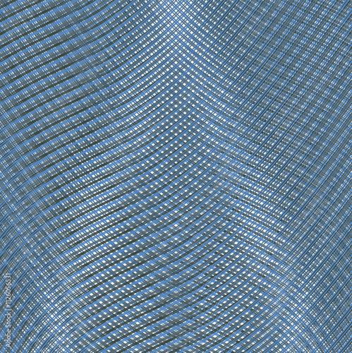 A dense metal mesh or surface.