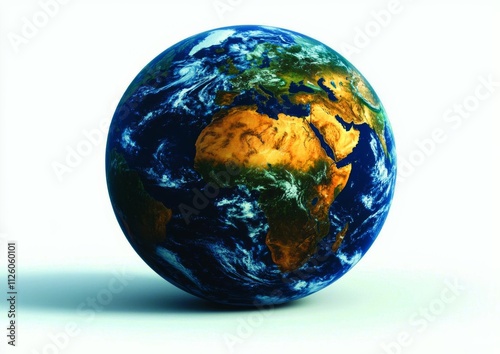 hyper realistic photo of  Only One Earth - Environmental Conservation and Unity Concept for World Environment Day 2025 photo