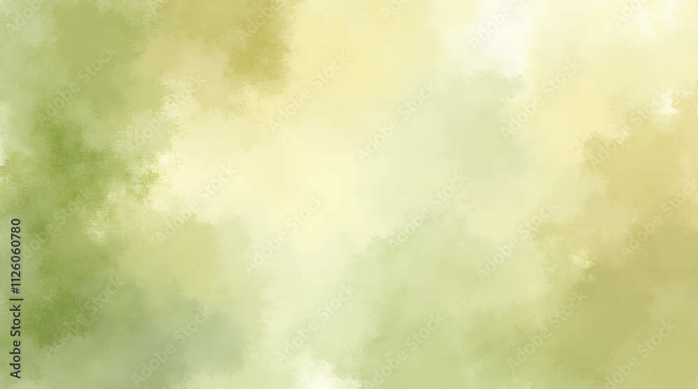 Light green brown abstract watercolor pattern. Olive khaki color. Art background for design Light green brown abstract watercolor pattern. Olive khaki color. Art background for design