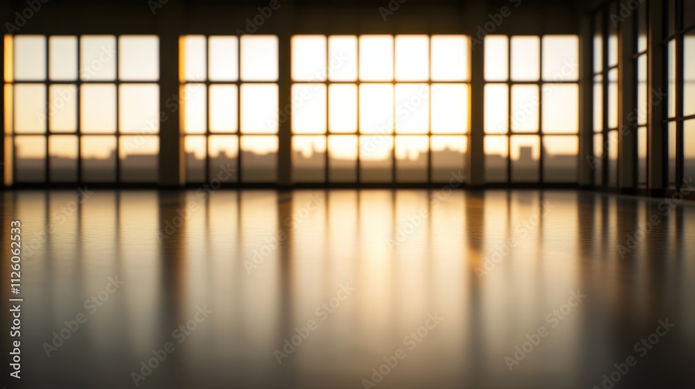 Sunset Reflection Through Window Panes Sunset Reflection Through Window Panes