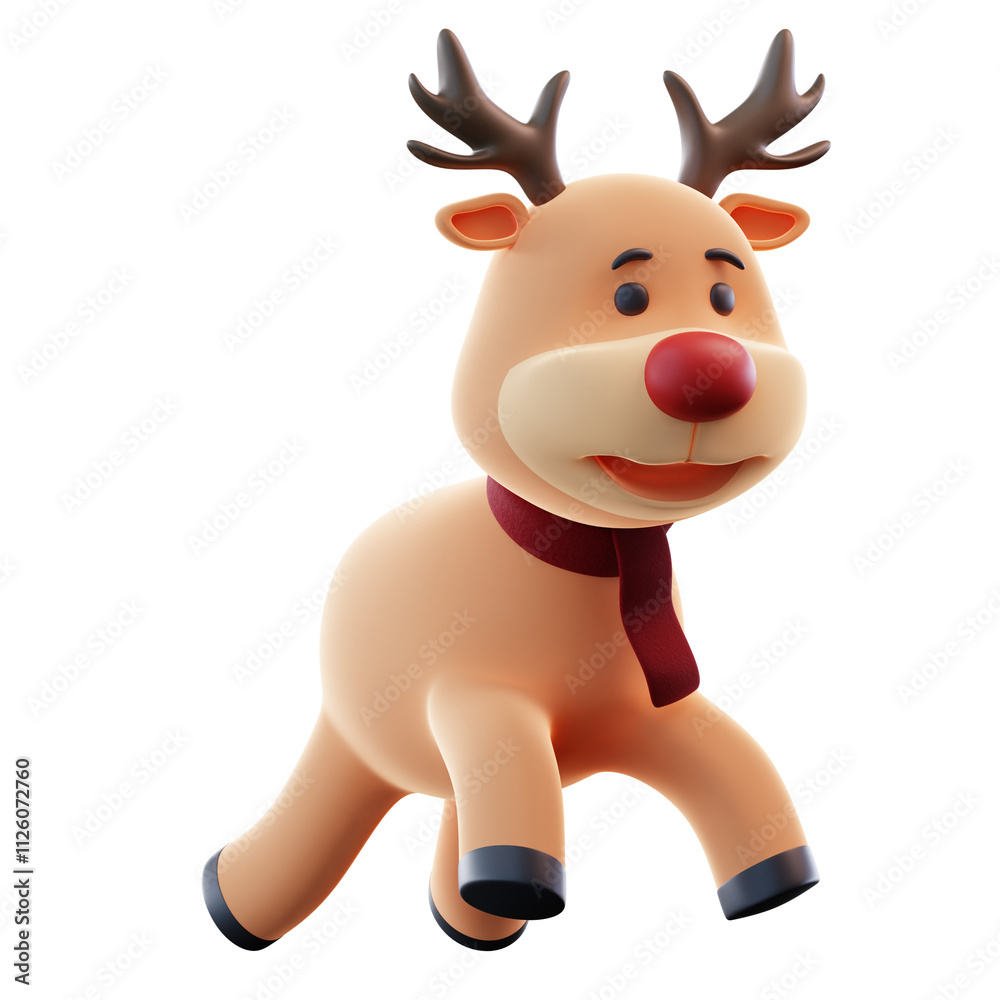 3D Illustration Deer 3D Illustration Deer