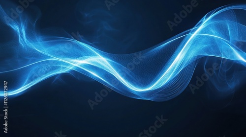 Abstract Fluid Motion Background with Soft Gradient and Light Effects