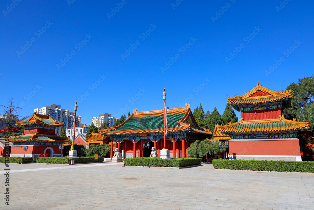 Naklejka premium Xihuang Temple, Chaoyang, Beijing, China