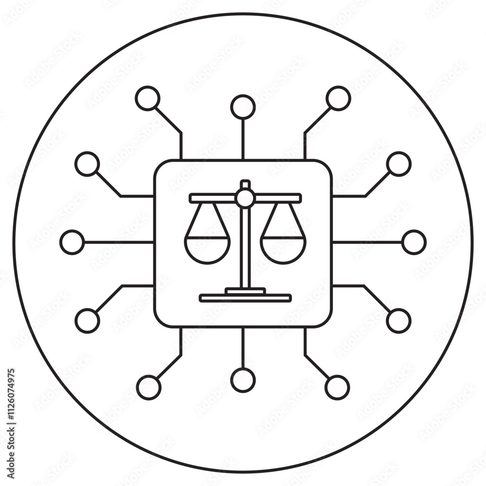 Safety and Bias icon, Ensuring Safety and Reducing Bias in AI Systems, Addressing Bias and Enhancing Safety in Technology, Promoting Ethical Standards Safety and Bias in AI icon Safety and Bias icon, Ensuring Safety and Reducing Bias in AI Systems, Addressing Bias and Enhancing Safety in Technology, Promoting Ethical Standards Safety and Bias in AI icon