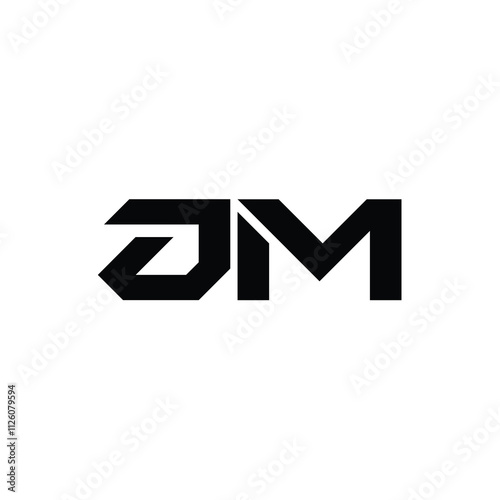 Free Download JM monogram logo design letter text name symbol monochrome logotype alphabet character simple logo - GFXLoad