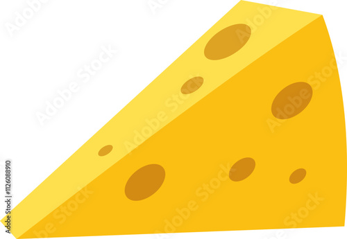 Cheese Slice Illustration