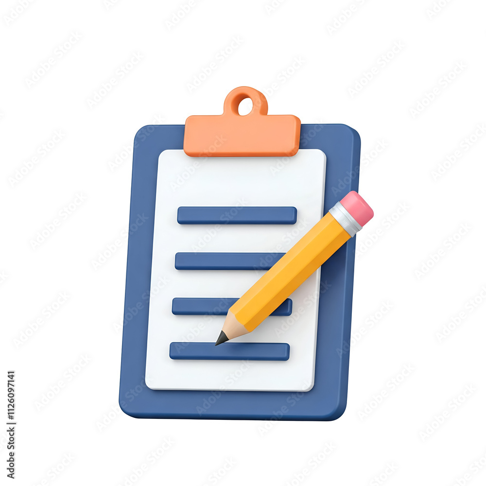 Clipboard with Pencil Icon - Note-taking, Task Management, and Organization Symbol Clipboard with Pencil Icon - Note-taking, Task Management, and Organization Symbol