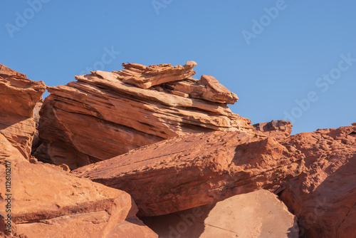 Namibia's stones - geological features of the desert.