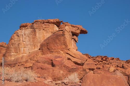 Namibia's stones - geological features of the desert.