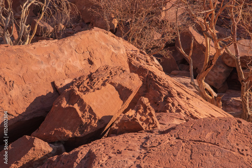 Namibia's stones - geological features of the desert.