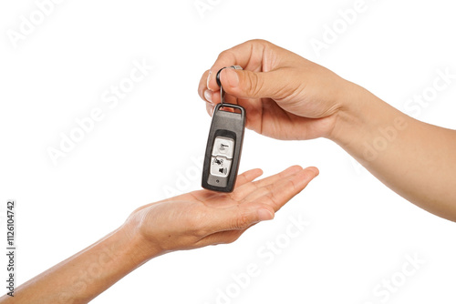 Wallpaper Mural Cropped Hand Giving Keys Torontodigital.ca