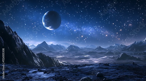 High-Definition Star Filled Sky 4K Wallpaper for Screens