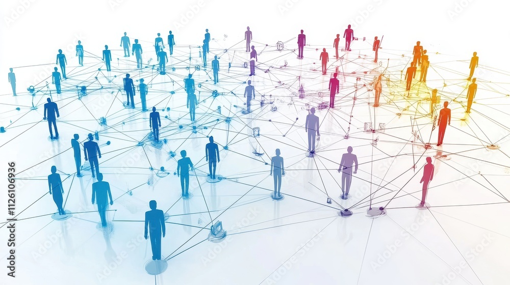 Diverse Interconnected Global Network of People Diverse Interconnected Global Network of People