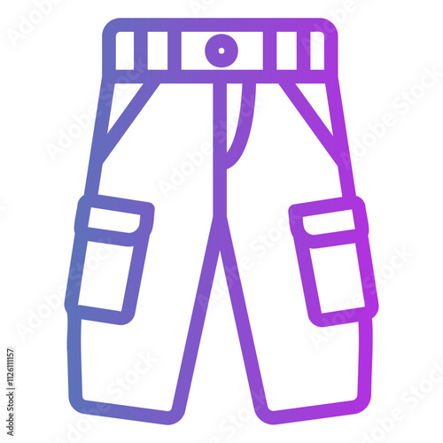 trousers Gradient icon
