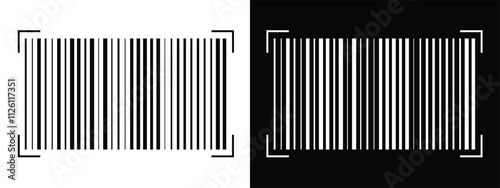 Barcode vector icon. Trendy bar code for web icon. Abstract barcode vector icon illustration. Scanning barcode icon in eps 10.