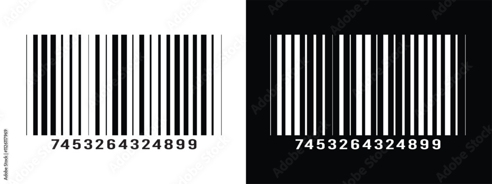 Bar code vector cartoon icon. Vector illustration barcode on white background. Isolated cartoon illustration in eps 10. Bar code vector cartoon icon. Vector illustration barcode on white background. Isolated cartoon illustration in eps 10.